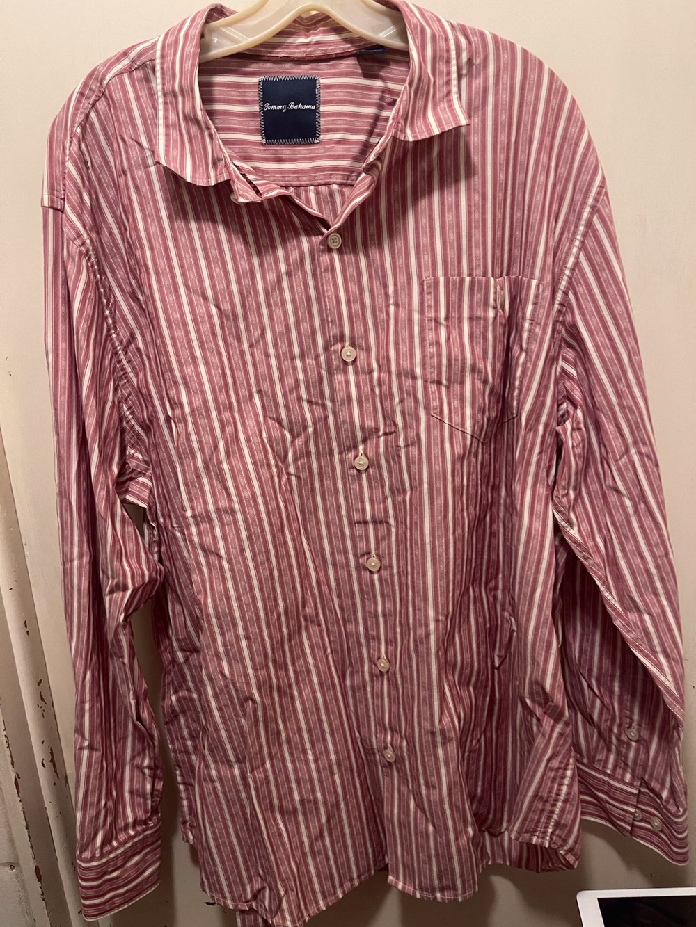 Tommy Bahama Men's Rose Stripe Button-Down Shirt